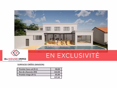 exclusivité  saint julien du serre mais proche de saint privat  terrain de 3 680 m²  dont 