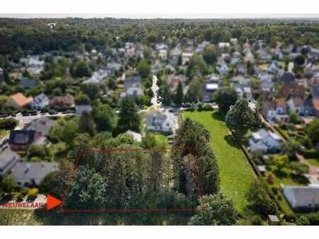 terrain à bâtir exceptionnel à stockel – 21 ares