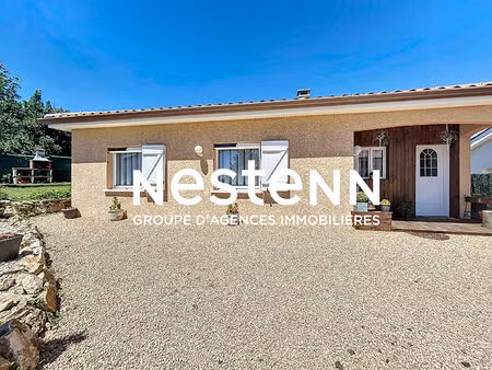 a vendre : maison plain pied avec jardin et piscine semi-enterrée - secteur macon (71000)