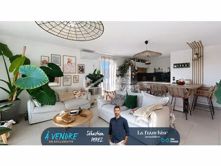 superbe t3 en roof top - terrasse de 86m² - saint aunes