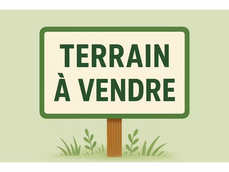 terrain de plus de 5 000 m² dans un environnement calme