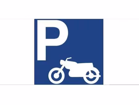 place de parking moto
