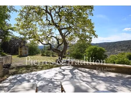 village provençal  au coeur du luberon  belle maison de caractère avec belle vue.