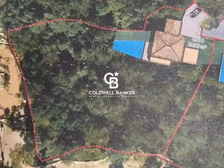 la turbie - terrain a batir avec permis pour villa 184 m² piscine garage et vues mer