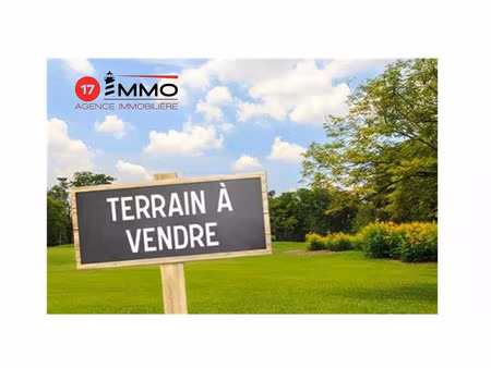 vente terrain 724 m² croix-chapeau (17220)
