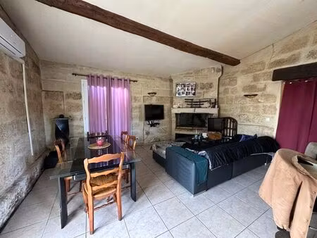 vente maison 3 pièces 76 m² abzac (33230)