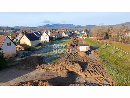 terrain constructible viabilisé sentheim 8 ares