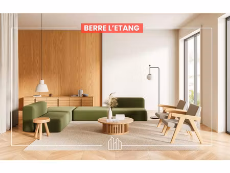 vente appartement neuf 4 pièces 81m2 berre-l'étang - 299000 € - surface privée