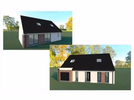 terrain avec maison neuve à vendre