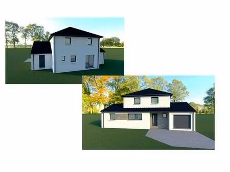 terrain avec maison neuve à vendre