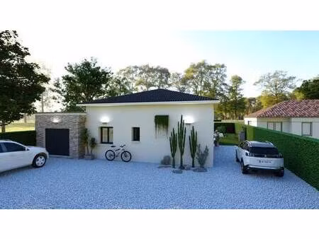 terrain avec maison neuve à vendre