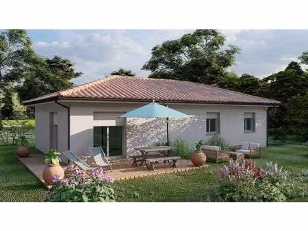 terrain avec maison neuve à vendre