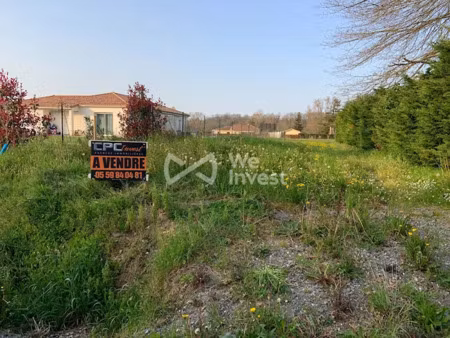 vente terrain 1650 m² à sault-de-navailles (64300)  37 000 €