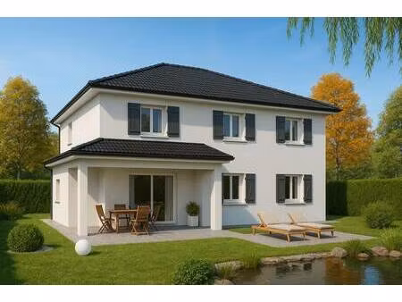 terrain avec maison neuve à vendre