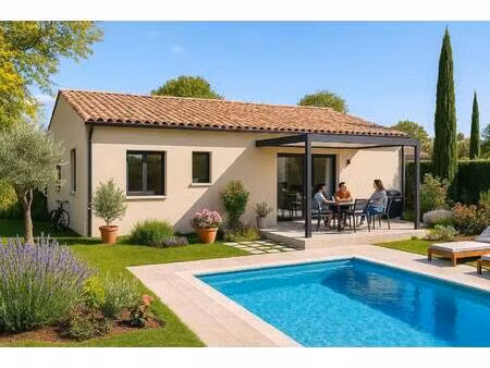 terrain avec maison neuve à vendre