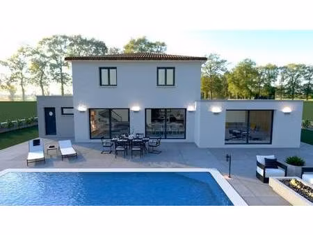 terrain avec maison neuve à vendre