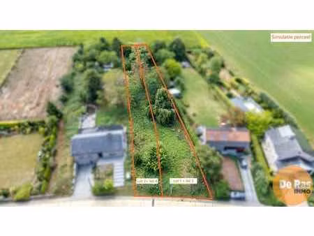 bekkevoort - zuidgerichte bouwgrond in groene omgeving