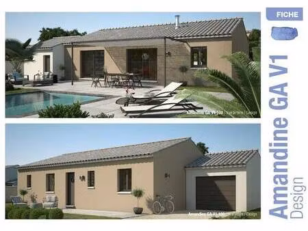 terrain avec maison neuve à vendre