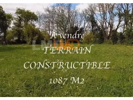 vente terrain 1087 m² à saint-mard (17700)  62 000 €