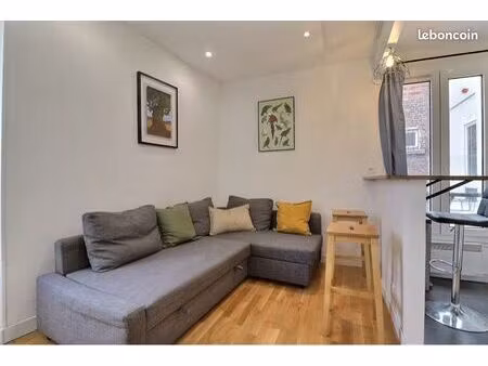 studio meublé 17m2 - batignolles 17e