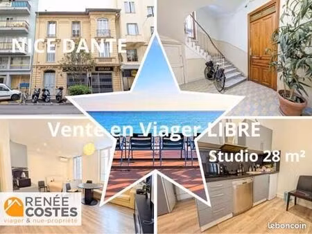 studio en viager 1 pièce 28 m²