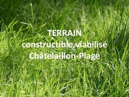 vente terrain à batir 403 m² à chatelaillon-plage (17340)  262 000 €