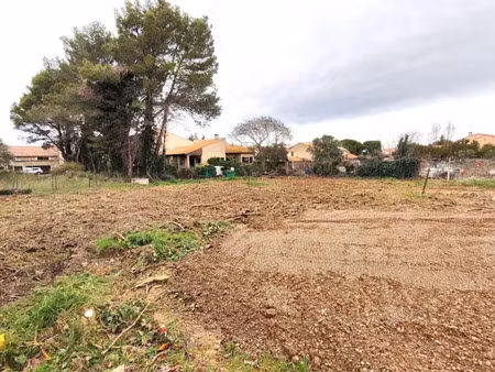 vente terrain à batir 462 m² à fleury (11560)  109 900 €