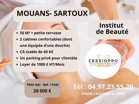 institut de beauté 50 m² mouans-sartoux