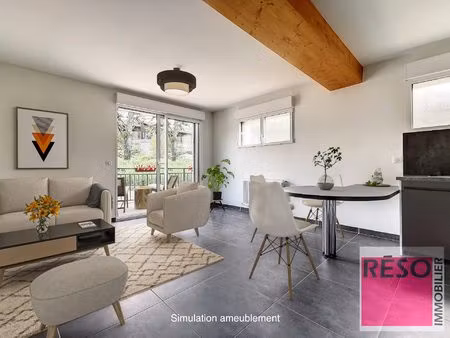 appartement t3 moderne  avec balcon  terrasse  cave et 2 station