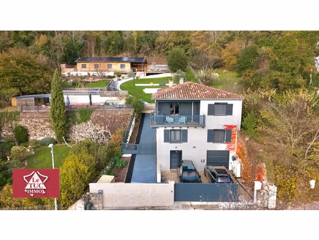 maison rénovée avec maison d'amis  piscine et jardin.