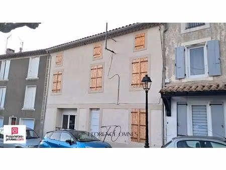 maison de ville 5 chambres entièrement rénovée pezens 132 m2 + remise 30m2