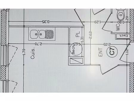 appartement argentan 43.25 m² t-2 à vendre  82 400 €