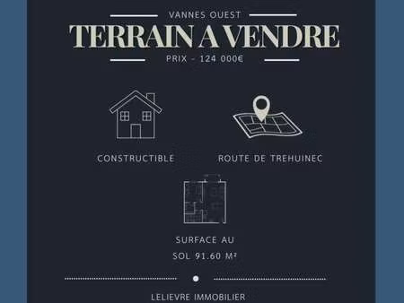 vente terrain à vannes (56000) : à vendre / vannes