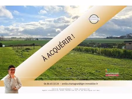 terrain constructible vue campagne – saint-tricat