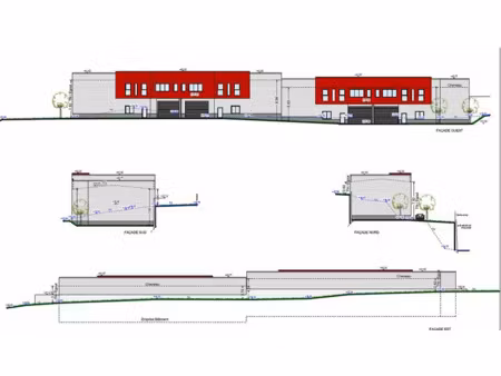 a louer locaux d'activités de 1360 m² divisibles