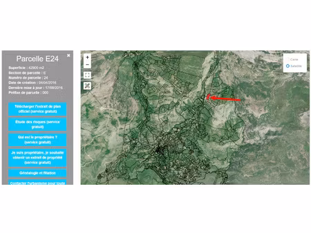 terrain 43 000m2 à mons (83)