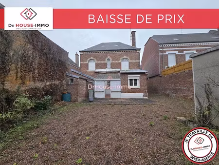 vente maison 7 pièces 161 m² à roisel (80240)  92 000 €