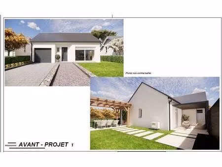 terrain avec maison neuve à vendre