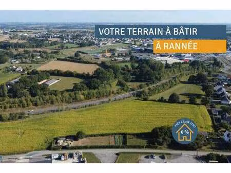 vente terrain à rannée (35130) : à vendre / 373m² rannée