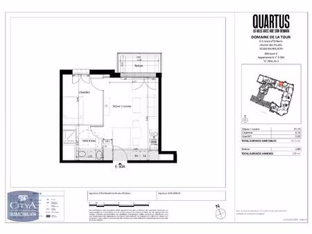 appartement à louer 1 pièce 34.55 m² - montlhéry (91) - 725€