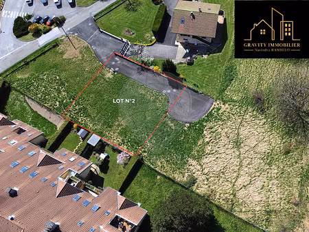 achat terrain 718m² marignier 74970