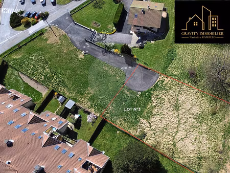 achat terrain 864m² marignier 74970
