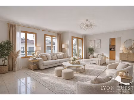 achat appartement 5 pièces 130m² charbonnieres les bains 69260