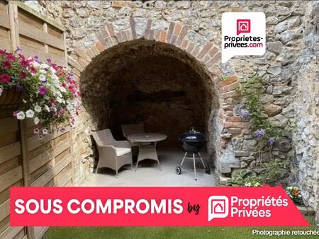 appartement nonancourt centre 2 pièce(s) 40.80 m2 rez-de-chaussée 1 chambre cour jardin 86