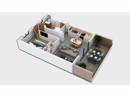 vente appartement 2 pièces 43 m² albitreccia (20128)