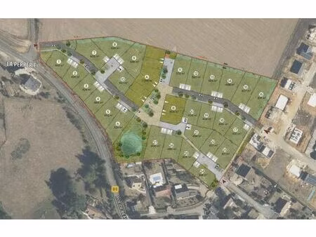 vente terrain 404 m² nouzilly (37380)