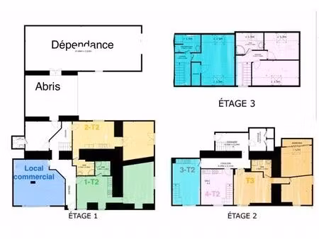 vente immeuble 191 m² plouray (56770)