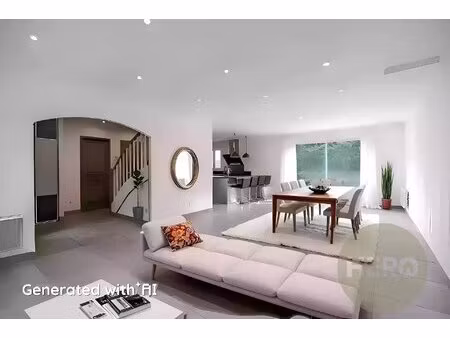 gambais - jolie maison contemporaine sur un grand terrain