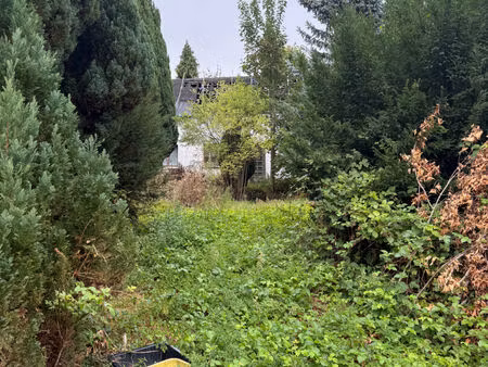 terrain à bâtir avec démolition