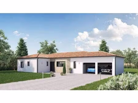 terrain avec maison neuve à vendre